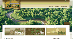 Desktop Screenshot of cityofalbion-ne.com