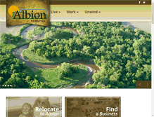 Tablet Screenshot of cityofalbion-ne.com